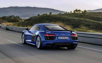 Type Rated Power Top Speed Acceleration 0-100 km/h : Audi R8 V10 plus 5.2 FSI quattro : 5.