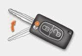 A C C E S S III REMOTE CONTROL KEY System which permits central unlocking or locking of the vehicle using the lock or from a distance.