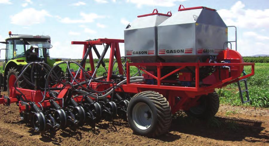NF Range Serafin 5m to 8m Narrow Fold trailing disc seeders are leading the way with simple high quality designed frames for those who are always on the