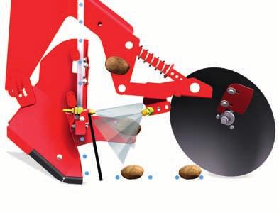 liquid pickle and GRanUlate Plant protection from the word go Planting machine with covering discs UNIQUE Optionally, all furrow openers can be equipped for the simultaneous, but
