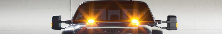 WARNING LIGHTS LED Recessed Strobes SIZE SL40AR 4'' ROUND WARNING