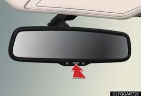 Topic Before Driving Anti-glare Inside Rear View Mirror The anti-glare mirror uses a sensor to detect light from vehicles behind and automatically reduces glare.