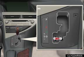 (drive not engaged) IGNITION ON mode and the brake pedal is D Drive depressed.