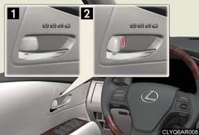 Topic 6 Opening and Closing Door Locks Locking the vehicle from inside
