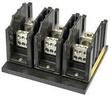 9 Power distribution and terminal blocks PDB UL Listed high SCCR open power distribution blocks High Short-Circuit Current Rating (SCCR) power distribution blocks provide up to 200 ka SCCR and help
