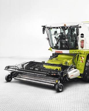 The right technology for every challenge. RAKE UP: The specialist. In areas which are unsuited to direct threshing the LEXION once again proves its reliability under all imaginable conditions.