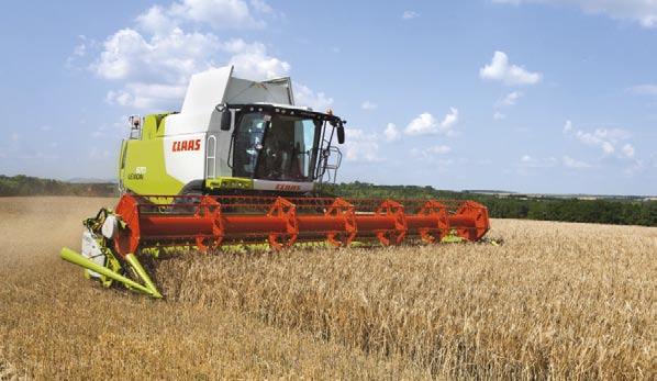 The unique APS threshing system. Rasp bar threshing drum. Only CLAAS offers this outstanding high performance patented system with a pre-accelerator in the threshing unit.