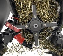 Short chopped material thanks to SPECIAL CUT II. From the rotors, the straw moves directly to the chopper, which can be varied in intensity depending on the conditions.