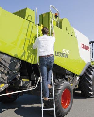 At CLAAS, service isn't just a word. It's a way of life. Support around the clock. You can depend on professional, reliable support from the FIRST CLAAS SERVICE team at all times.