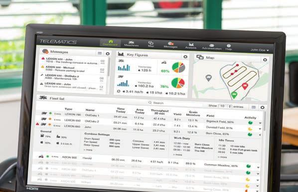 TELEMATICS. Documentation and service online. A full overview with just a click of the mouse. Improve work processes.