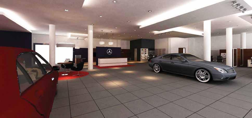 Mercedes Benz Showroom (Design & Build) Our Strength A team of committed professionals who are capable in handling the project
