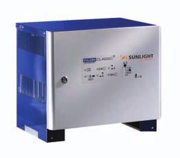 Chargers SUNLIGHT Premium Battery Chargers (conventiona 50Hz and High Frequency Series) are designed to meet the most demanding traction battery needs and on the same