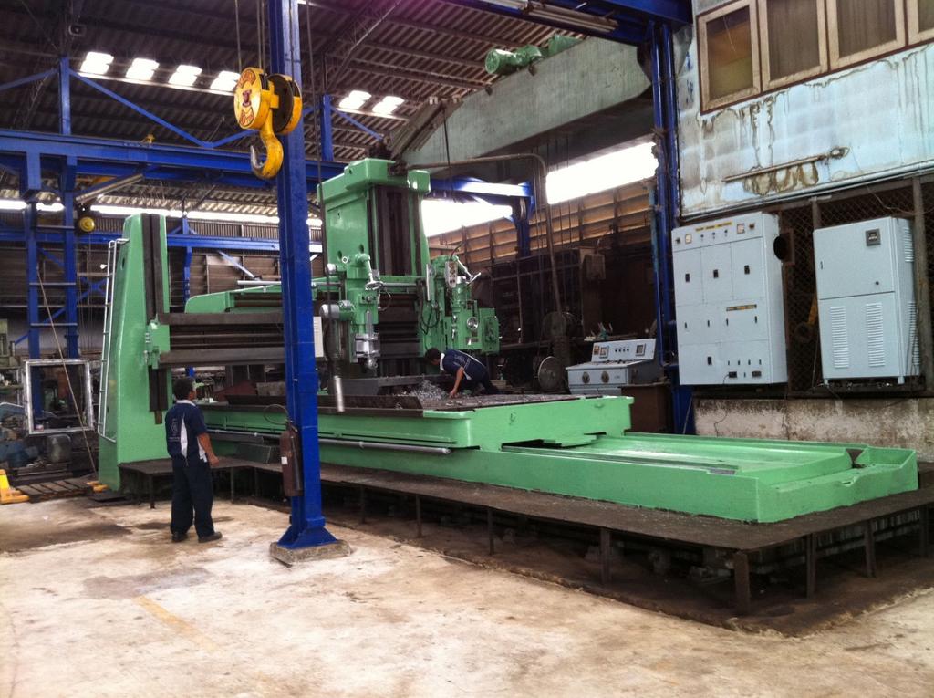 Plano Miller Machine Double Column Waldrich Siegen from Germany 20,000 kg capacity on table 8,000 mm