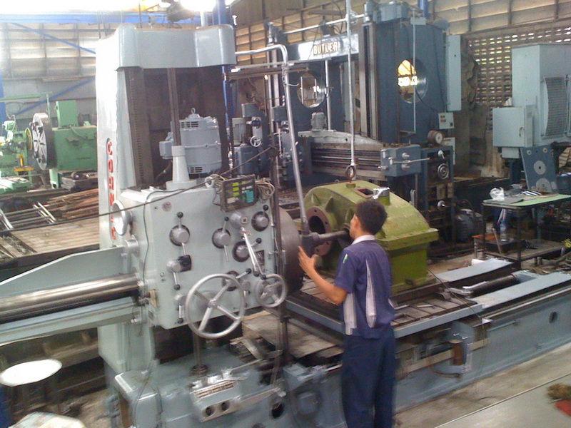 Horizontal Boring Machine Cornac from France 10,000 kg capacity on table 1,000 mm