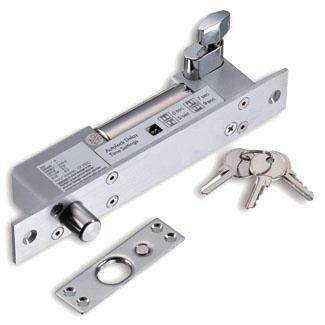 ASL120: 1. Deadbolt lock. 2. Power Supply: DC 12V 3. Fail-secure type (Power to open), MOV surge protection. 4. Build-in door sensor and lock position, N.C. & N.O. 5.