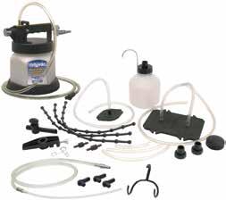 (2 l) per minute, the refill kit ensures the master cylinder does not run dry of new fluid, making this kit an extremely efficient method of bleeding hydraulic brake and clutch systems.