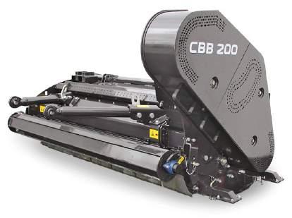 The CBB 200 pre-chopper has a specific design that matches the capacity and