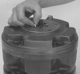 24 25 26 ROTARY GROUP ASSEMBLY: Insert distributor drive pin in