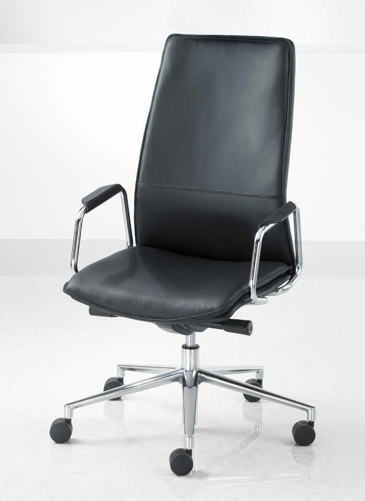 Instructions for adjusting HBB executive chairs HBB M4 synchro mechanism with 2:1 back/seat movement and integral seat depth adjustment Height-adjustable arms (at rear) Seat depth (at rear)