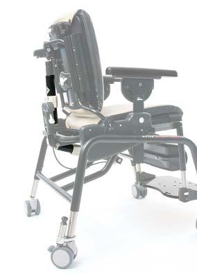 Backrest cylinder Figures 14a and 14b: The dynamic backrest is an option on all chairs.