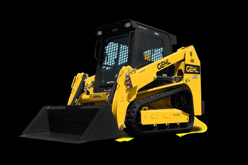 NEW PERFORMANCE POWER and PERFORMANCE PILOT SERIES - TRACK LOADERS LIFT HEIGHT RT185 128" (3251 mm) RT215 128" (3251 mm) RT255 128" (3251 mm) The Pilot Series Track Loaders from Gehl are the IDEAL