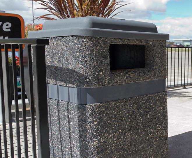 Waste Containers Our heavy duty waste containers come in square or round styles. All waste containers come complete with a lid and liner.