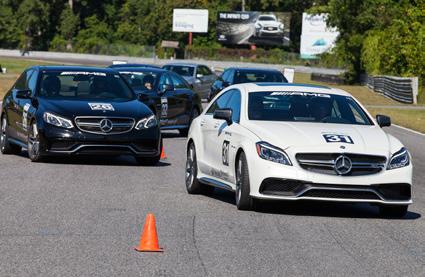 EXERCISE MODULE LEARNING OBJECTIVES Agility Slalom AGILITY SLALOM OBJECTIVE Reinforce the dynamic driving capabilities of AMG vehicles.