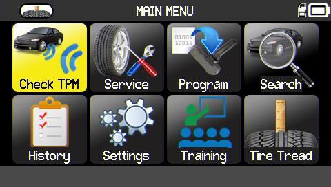 VDO TPMS Pro Easy Navigation The icons visually guide the user through all features of the powerful VDO