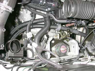 Engine-outlet hose section a 55 D Fasten black (sw) rubber isolator on original