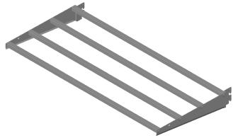 Freestyle Shelving System Shelving Sizes Standard Shelf W x L Weight Model No.* (in.) (mm.) (lbs.) (kg.) 18" Width FS1818E 18 X 18 457 x 457 6.5 2.95 FS1824E 18 X 24 457 x 610 7.65 3.