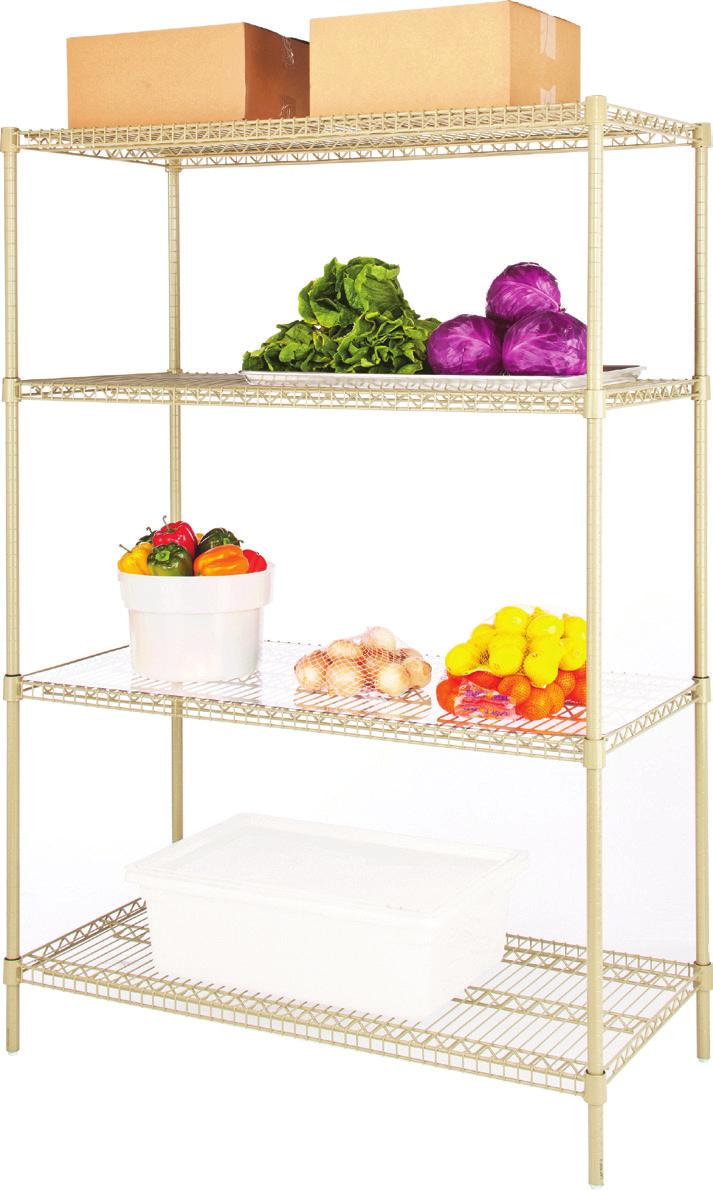 ISS Wire Shelving ISS Shelving Durable round post system is interchangeable with other manufacturers shelving products Ideal for most any environment Shelves up to 60 long are rated to support 1,250