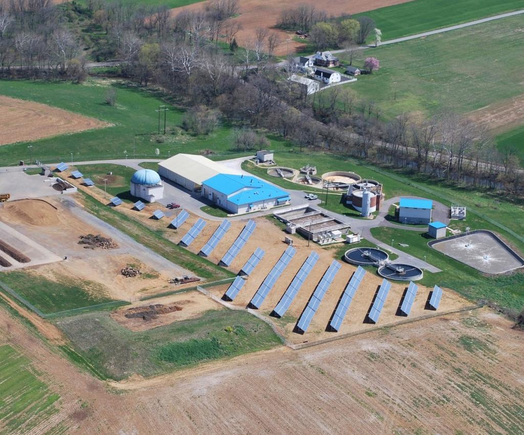 Representative Projects: Municipal Ground Arrays Mount Joy Borough Authority: 385kW Solar Energy System located in Mount Joy, PA Offsets power use for sewer and wastewater treatment plant Project
