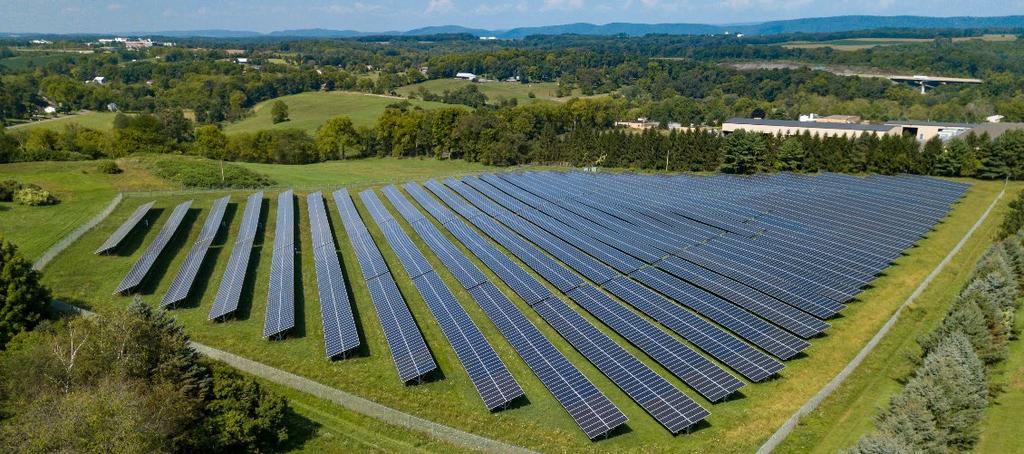 61 MW Solar Energy System located in State College, PA Offsets