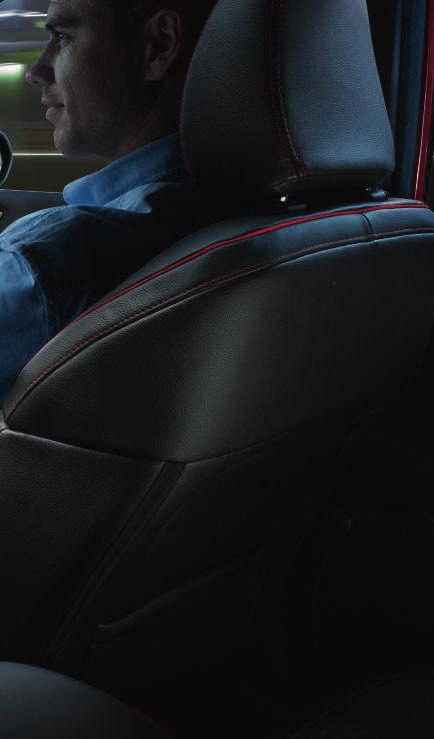 knob. Enhanced ambient lighting, plus a centre console with armrest and cup holders completes your ensemble with finesse.