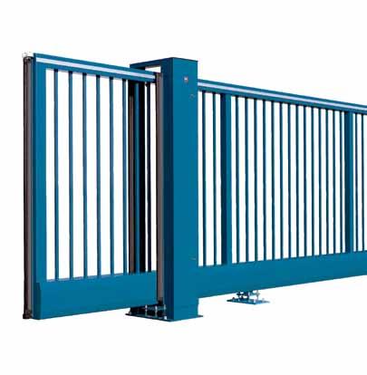 Steel sliding gates HS An individual version with a door width of up to 16 m The first impression is crucial this is why it is important that your business associates, visitors and employees