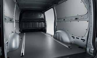 load-securing rails on the floor of the load compartment and the lashing rails on the side wall, offer flexible and safe