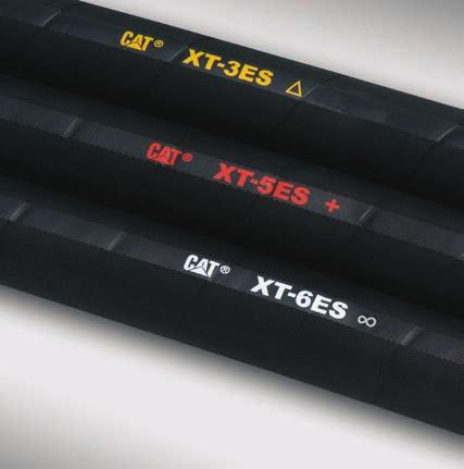 Hydraulics Tough components for tough applications. Hose and Couplings Cat XT -3 ES (Enhanced Spiral) hose is used.