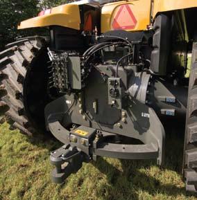 Standard Drawbar Hitch Thicker and wider than the average hitch, the standard drawbar on the MT800C Series can swing 32 degrees from the tractor centerline when unpinned.