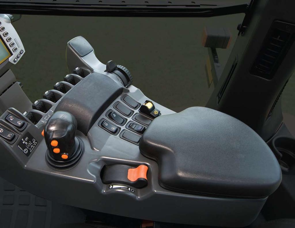 3-point hitch depth control lever Up to six in-line hydraulic levers