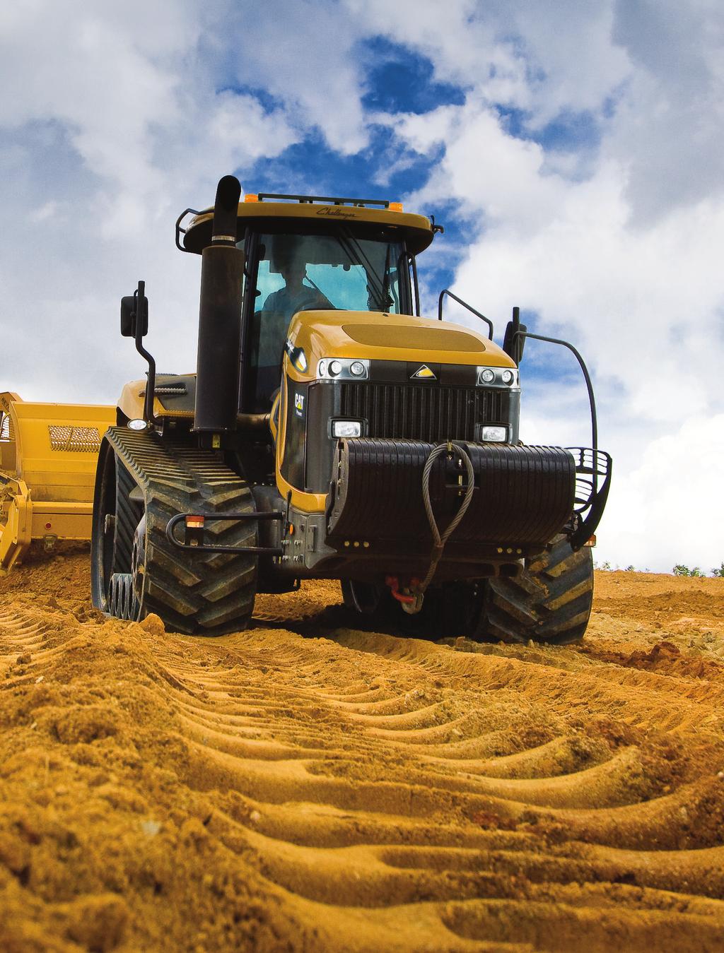 MT800C special application Perfectly-matched transmission In fact, the only one in the industry designed and built specifically for a rubber-belted tractor by Caterpillar of course.