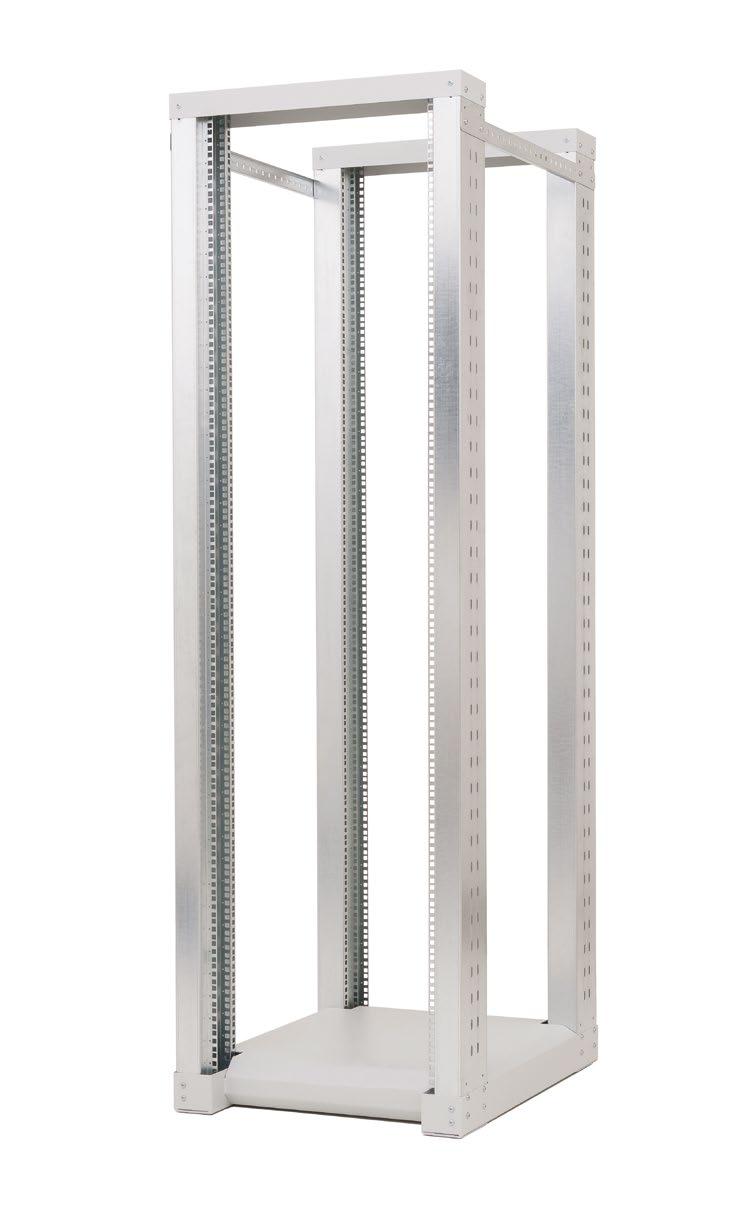 upo request stabilizers for grippig rear vertical rails (applies to shelves with depth of 350 mm ad higher) efficiet coolig of active equipmet thaks to perforatio Base dimesios x mm set of M6 screws