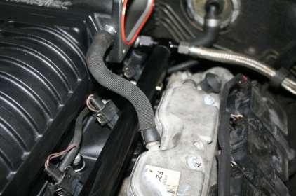 c. Removing the OEM hose shown below from the