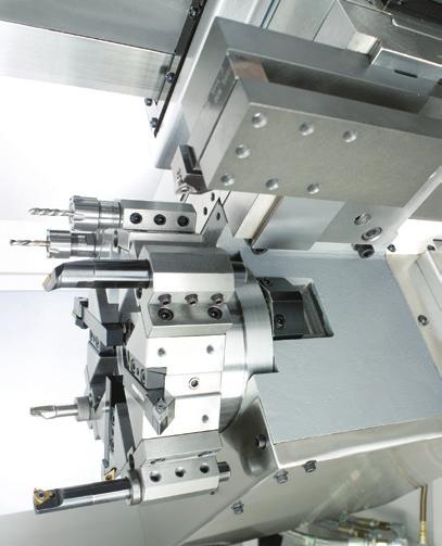 Multi-Tasking Control Automation Features ADVANCED TURRET TECHNLGY Gnag type turret 3 4 tandard gang type tool holding device flexibly increases machining