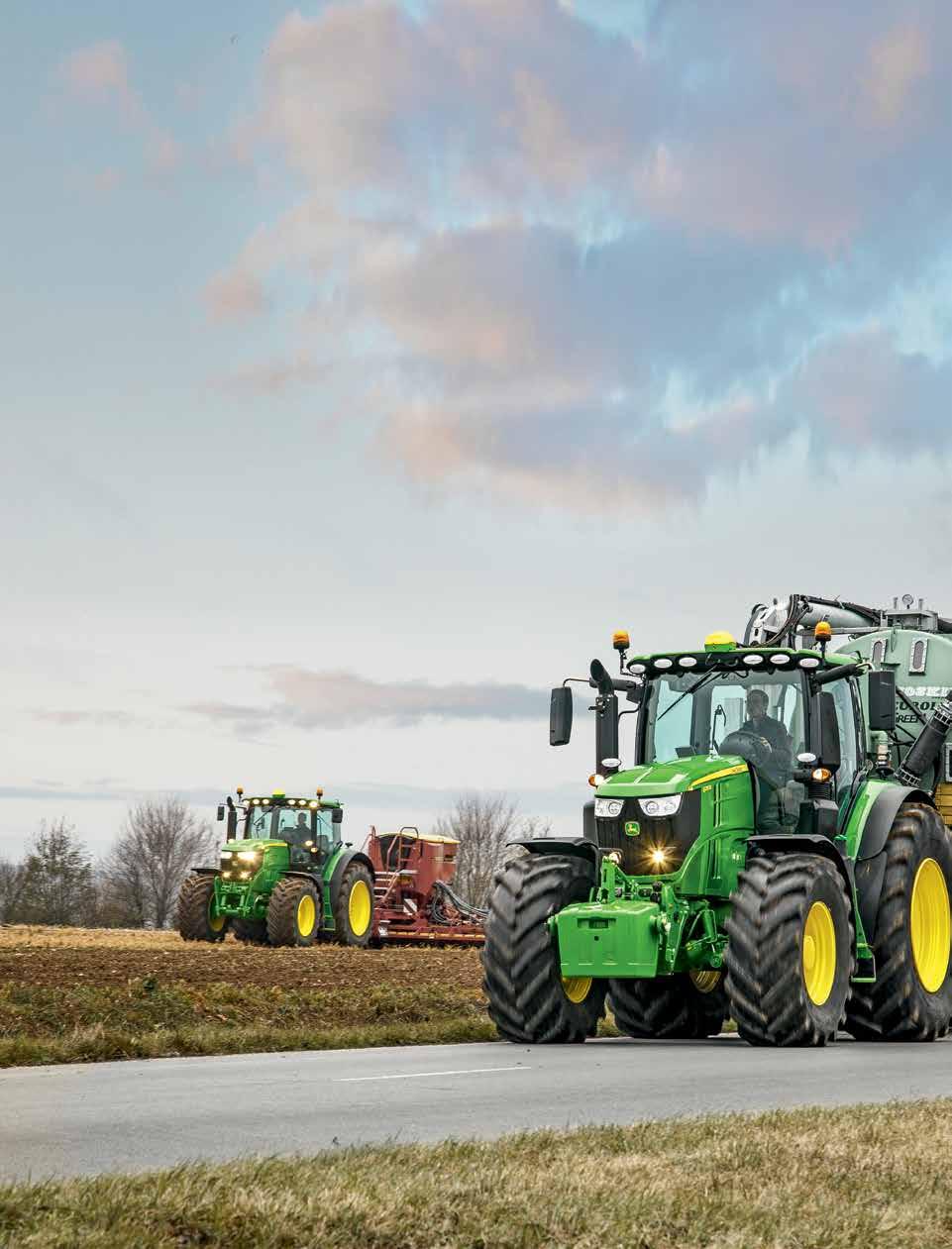 2 LIGHT. STRONG. SMART. At John Deere being good enough has never been good enough. A prime example of this philosophy is the extension of our 6R Series Tractor line-up.