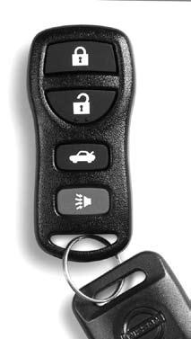 REMOTE KEYLESS ENTRY SYSTEM (if so equipped) LOCK DOORS Press the button to lock all doors. UNLOCK DOORS Press the button once to unlock the driver s door only.