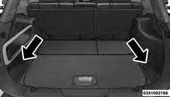 CARGO AREA FEATURES Cargo Load Floor The cargo load floor system has a load capacity of 400 lbs (181 kg). To provide additional storage area, each rear seat can be folded flat.