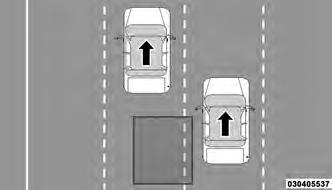 mph (24 km/h) and the vehicle remains in the blind spot for approximately 1.
