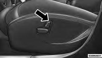 Reclining The Seatback Forward Or Rearward The seatback can be reclined both forward and rearward.