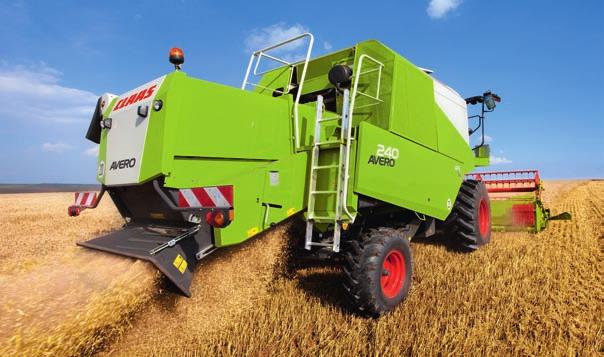 The CLAAS compact principle. The APS threshing system works so efficiently that the residual grain separation system in the AVERO 240 requires fewer straw walkers than you'd expect.