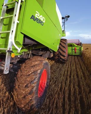 Such operating comfort enhances performance. You can turn faster and adapt the ground speed immediately to the changing field conditions.